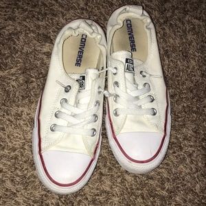 White Slip On Converse
